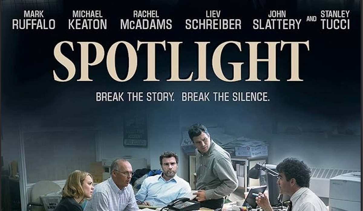 We Talk About Spotlight (yep the 2015 film starring Mark Ruffalo)